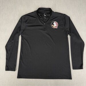 Florida State Seminoles Men’s Large Shirt 1/4 Zip FSU Long Sleeve Performance